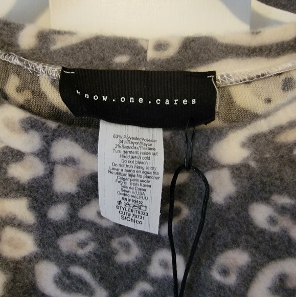 Brushed Fleece Tie-Hem Sweater - Picture 8 of 8